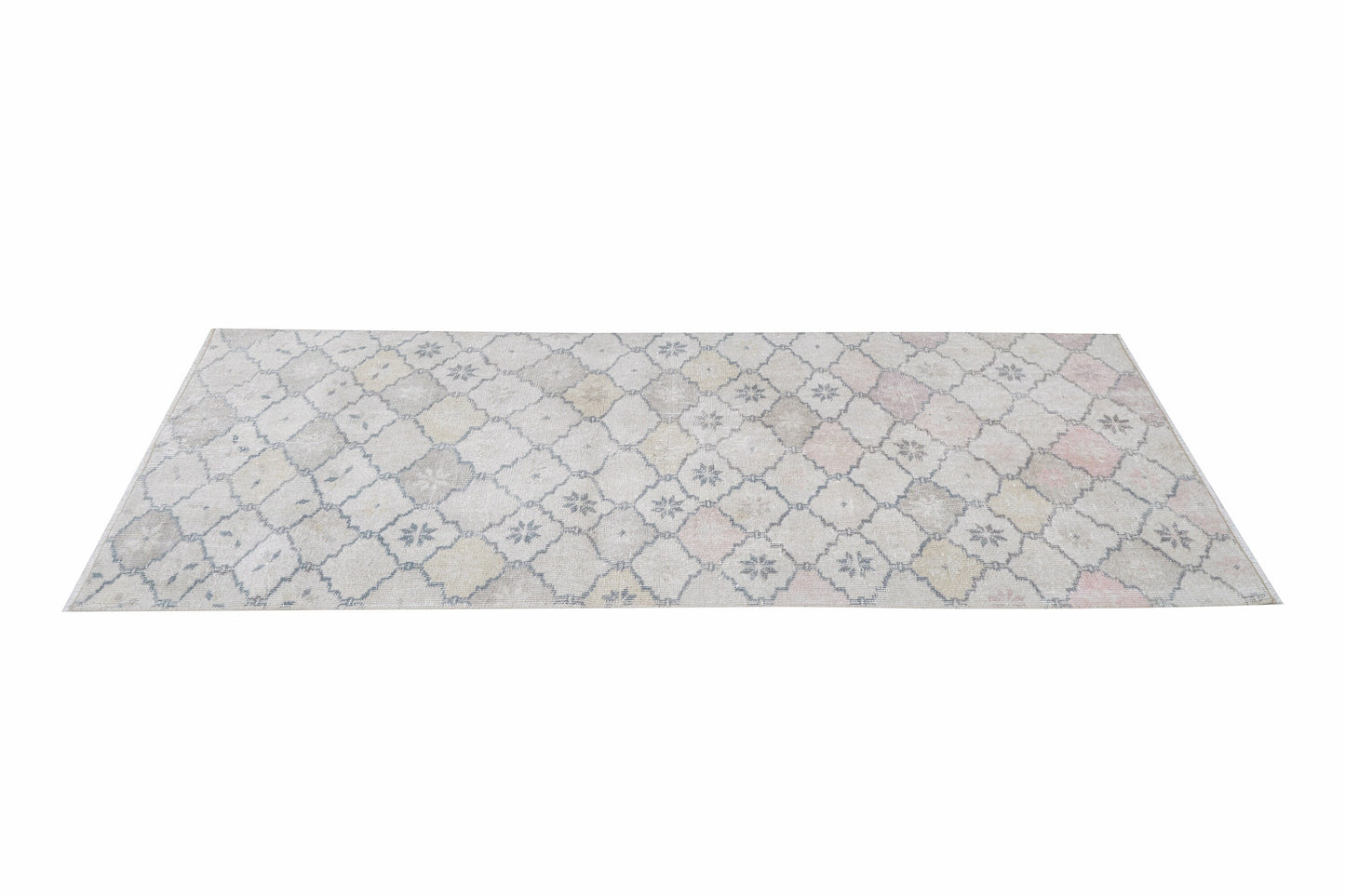 Vintage Oushak Rug, Handmade Area Rug, Turkish Unique Rug, Scandinavian Rug, Rug 3x6, Living Room Rug, Gray Rug, Vintage Carpet, 12303
