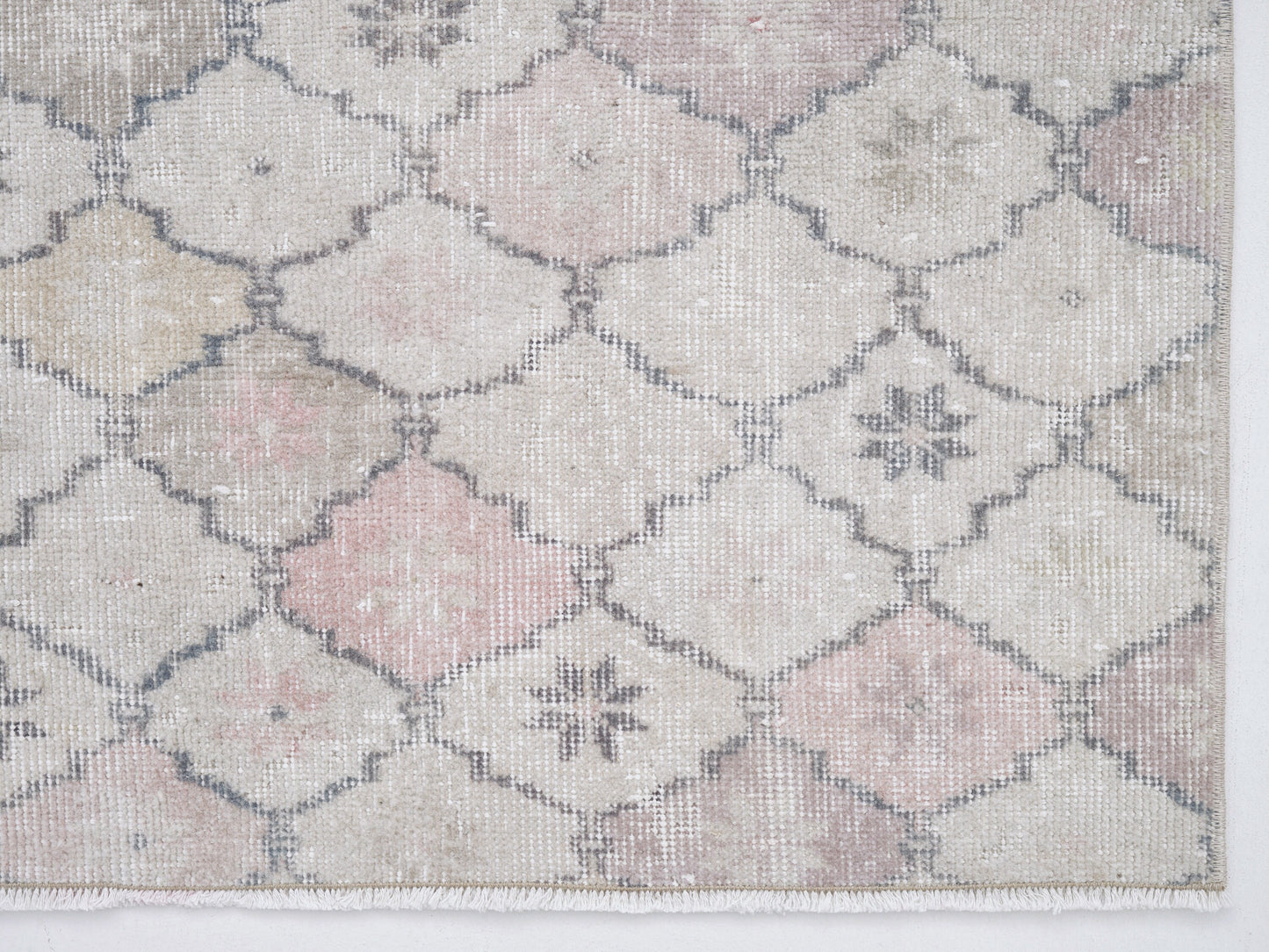 Vintage Oushak Rug, Handmade Area Rug, Turkish Unique Rug, Scandinavian Rug, Rug 3x6, Living Room Rug, Gray Rug, Vintage Carpet, 12303