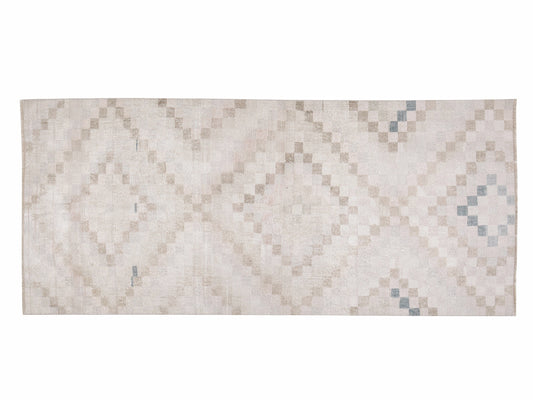 Turkish Vintage Oushak Rug, Handmade Area Unique Rug, Neutral Muted Rug, Living Room Rug, Turkey Rug, Vintage Carpet, Rug 3x5, 12323