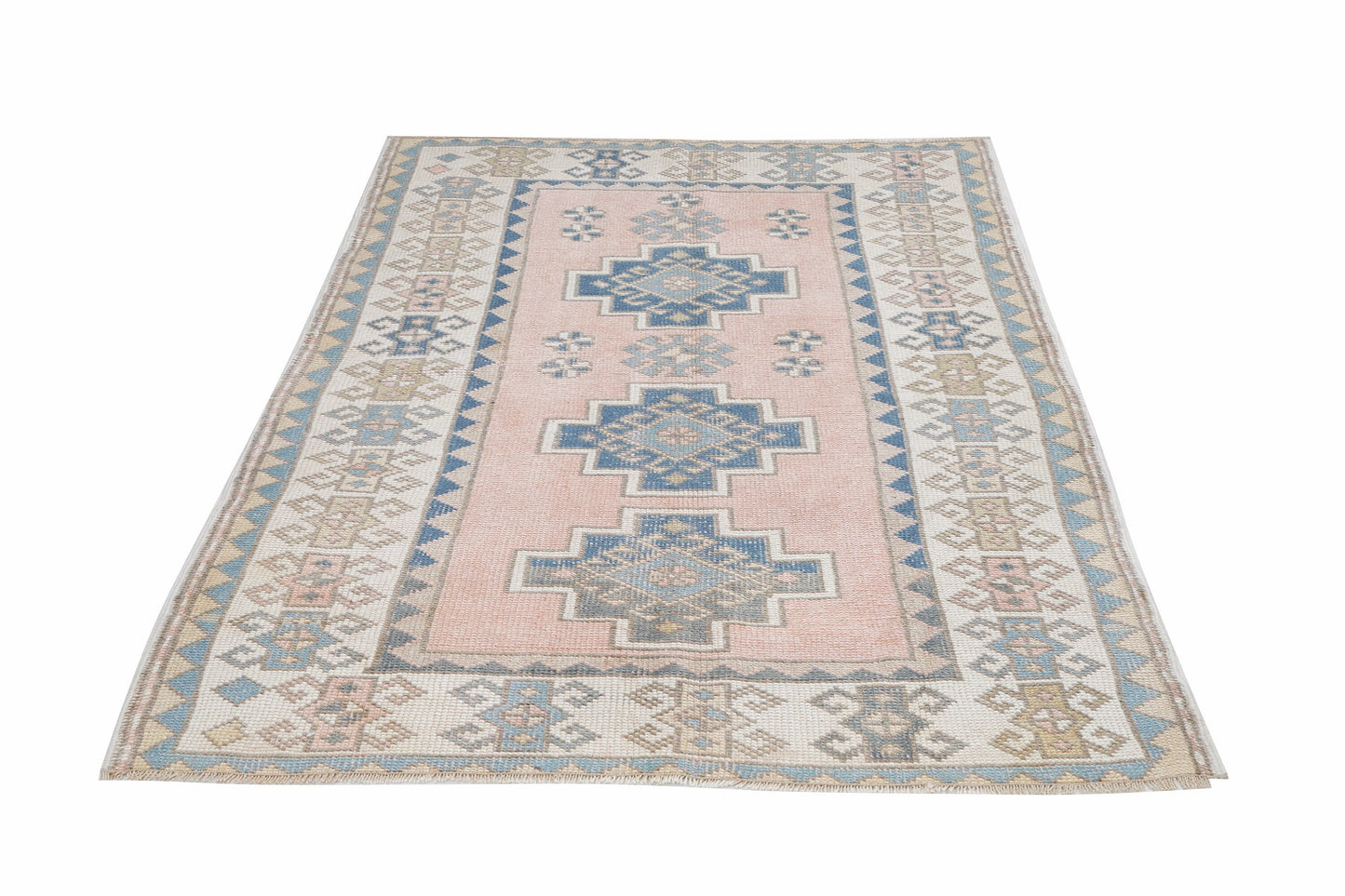 Turkish Rug, Vintage Rug, Oushak Rug, Handmade Rug, Area Rug, Neutral Rug, Living Room Rug, Vintage Carpet, Turkey Rug, Rug 4x6, 12321