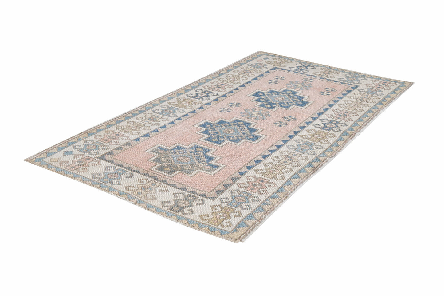 Turkish Rug, Vintage Rug, Oushak Rug, Handmade Rug, Area Rug, Neutral Rug, Living Room Rug, Vintage Carpet, Turkey Rug, Rug 4x6, 12321
