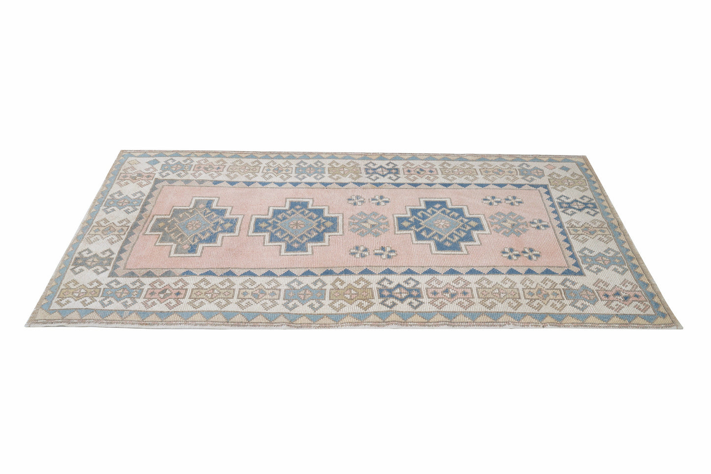 Turkish Rug, Vintage Rug, Oushak Rug, Handmade Rug, Area Rug, Neutral Rug, Living Room Rug, Vintage Carpet, Turkey Rug, Rug 4x6, 12321