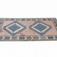 Turkish Vintage Rug, Handmade Area Rug, Oushak Rug, Neutral Muted Rug, Bedroom Rug, Bohemian Rug, Vintage Carpet, Turkey Rug, Rug 4x6, 12324