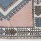 Turkish Vintage Rug, Handmade Area Rug, Oushak Rug, Neutral Muted Rug, Bedroom Rug, Bohemian Rug, Vintage Carpet, Turkey Rug, Rug 4x6, 12324