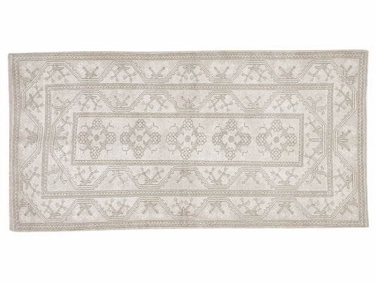 Oushak Rug, Area Rug, Neutral Rug, Handmade Rug, Turkish Rug, Vintage Rug, Living Room Rug, Rug 4x7, Scandinavian Rug, Turkey Rug, 12372