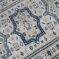 Vintage Oushak Rug, Turkish Handmade Area Rug, Neutral Rustic Rug, Office Rug, Oushak Carpet, Primitive Rug, Rug 3x4, Turkey Rug, 12371