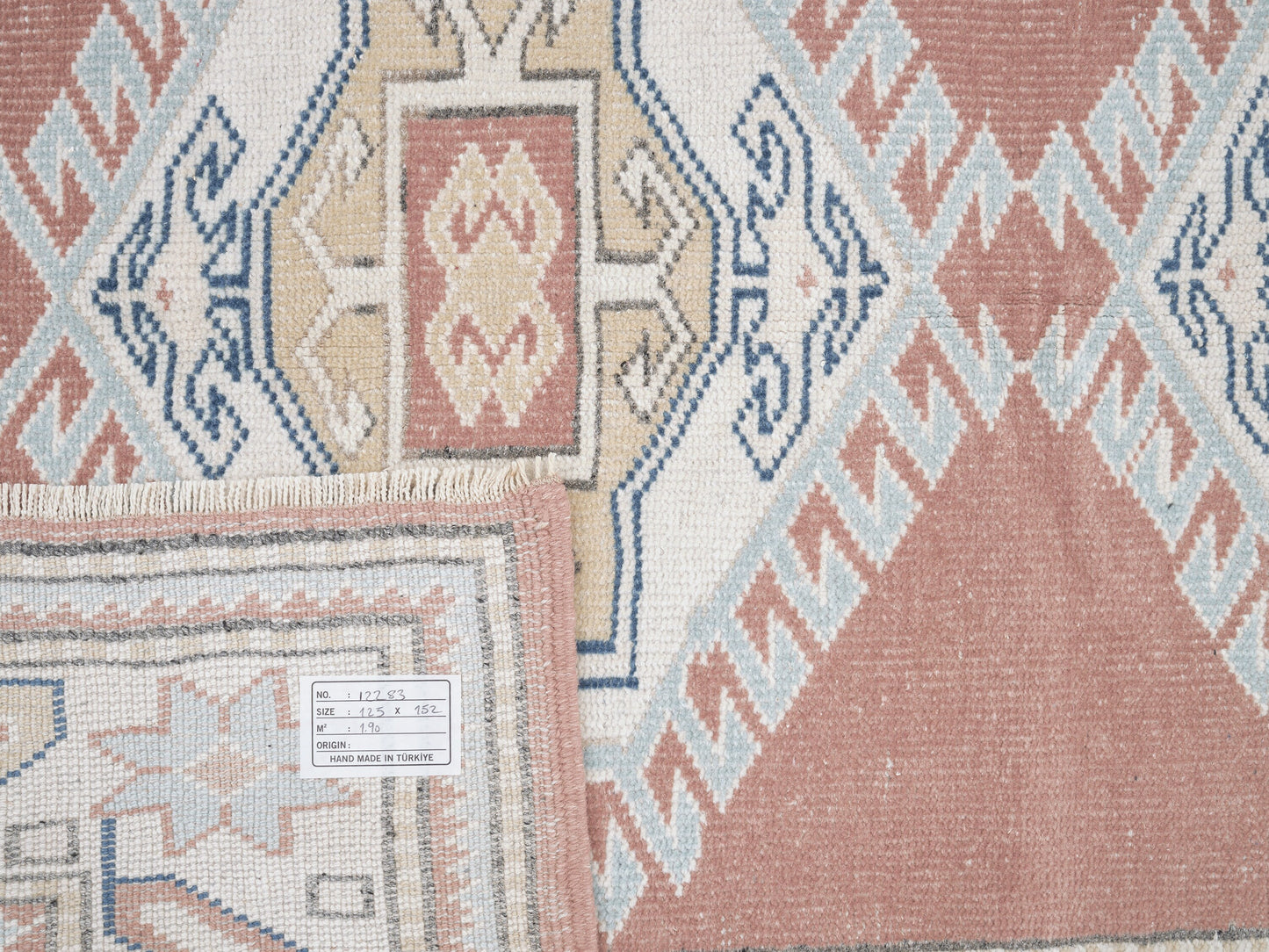Turkish Rug, Vintage Rug, Handmade Rug, Oushak Rug, Area Rug, Bohemian Rug, Vintage Carpet, Turkey Rug, Rug 4x5, Oushak Carpet, 12283