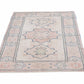 Vintage Handmade Area Rug, Turkish Oushak Unique Rug, Coastal Decor, Kid Room Rug, Turkey Rug, Neutral Floor Rug, Rug 3x5, Carpet Rug, 12295