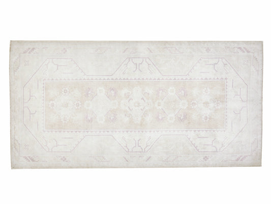 Vintage Rug, Handmade Rug, Turkish Rug, Oushak Rug, Area Rug, Neutral Rug, Living Room Rug, Coastal Decor, Carpet Rug, Rug 4x7, 12340