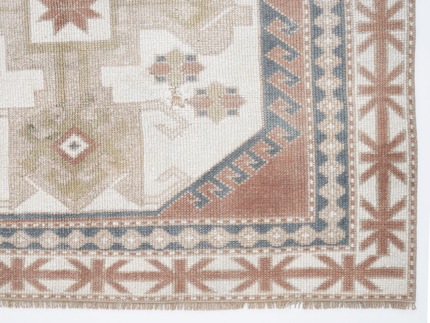 Turkish Vintage Rug, Oushak Area Rug, Handmade Eclectic Rug, Office Rug, Bohemian Rug, Bedroom Rug, Turkey Rug, Rug 3x5, Carpet Rug, 12293