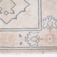 Vintage Handmade Area Rug, Turkish Oushak Unique Rug, Coastal Decor, Kid Room Rug, Turkey Rug, Neutral Floor Rug, Rug 3x5, Carpet Rug, 12295