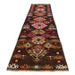 Floral Long Carpet Rug Runner, 3x14 Runner rug, Turkish runner, Oushak Runner, Vintage Runner, Entryway rug, Hallway rug, 6445