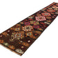 Floral Long Carpet Rug Runner, 3x14 Runner rug, Turkish runner, Oushak Runner, Vintage Runner, Entryway rug, Hallway rug, 6445