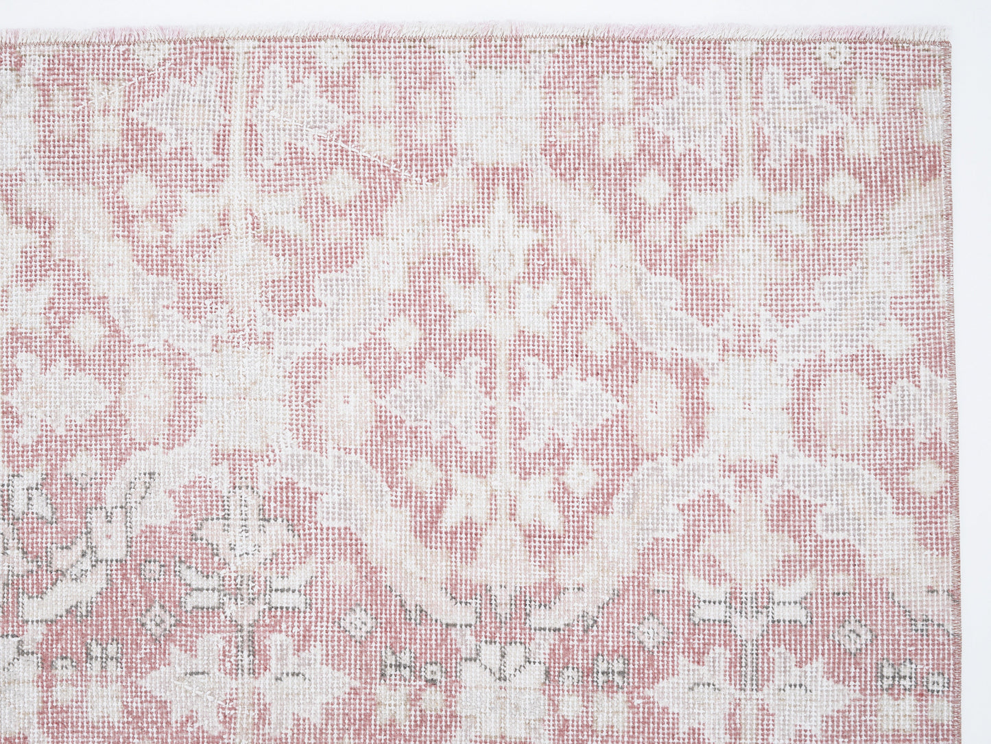 Oushak Rug, Vintage Rug, Turkish Rug, Handmade Rug, Area Rug, Contemporary Decor, Neutral Rug, Turkey Rug, Rug 4x7, Oushak Carpet, 12347