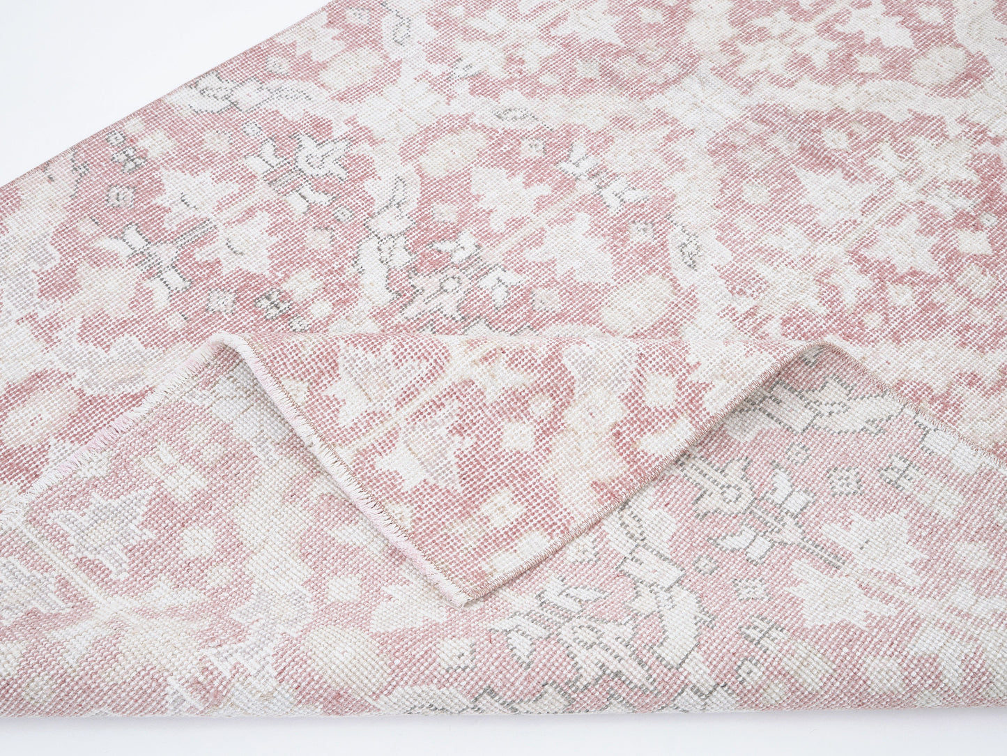 Oushak Rug, Vintage Rug, Turkish Rug, Handmade Rug, Area Rug, Contemporary Decor, Neutral Rug, Turkey Rug, Rug 4x7, Oushak Carpet, 12347