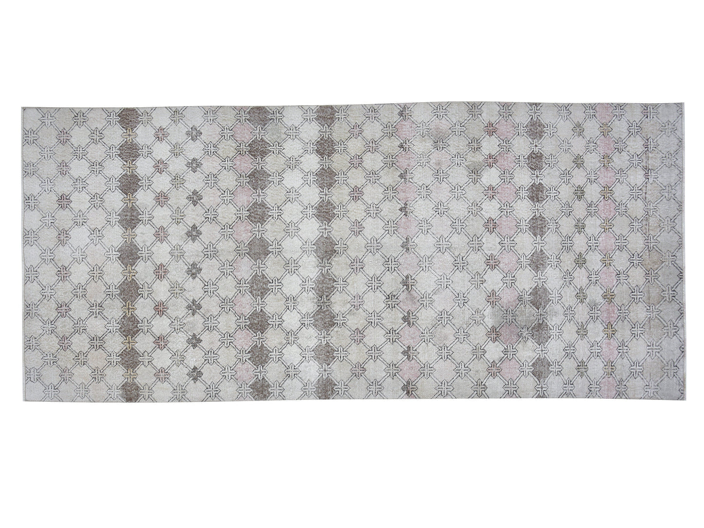 Vintage Rug, Handmade Rug, Turkish Rug, Oushak Rug, Area Rug, Neutral Rug, Office Rug, Contemporary Decor, Turkish Carpet, Rug 5x10, 12406