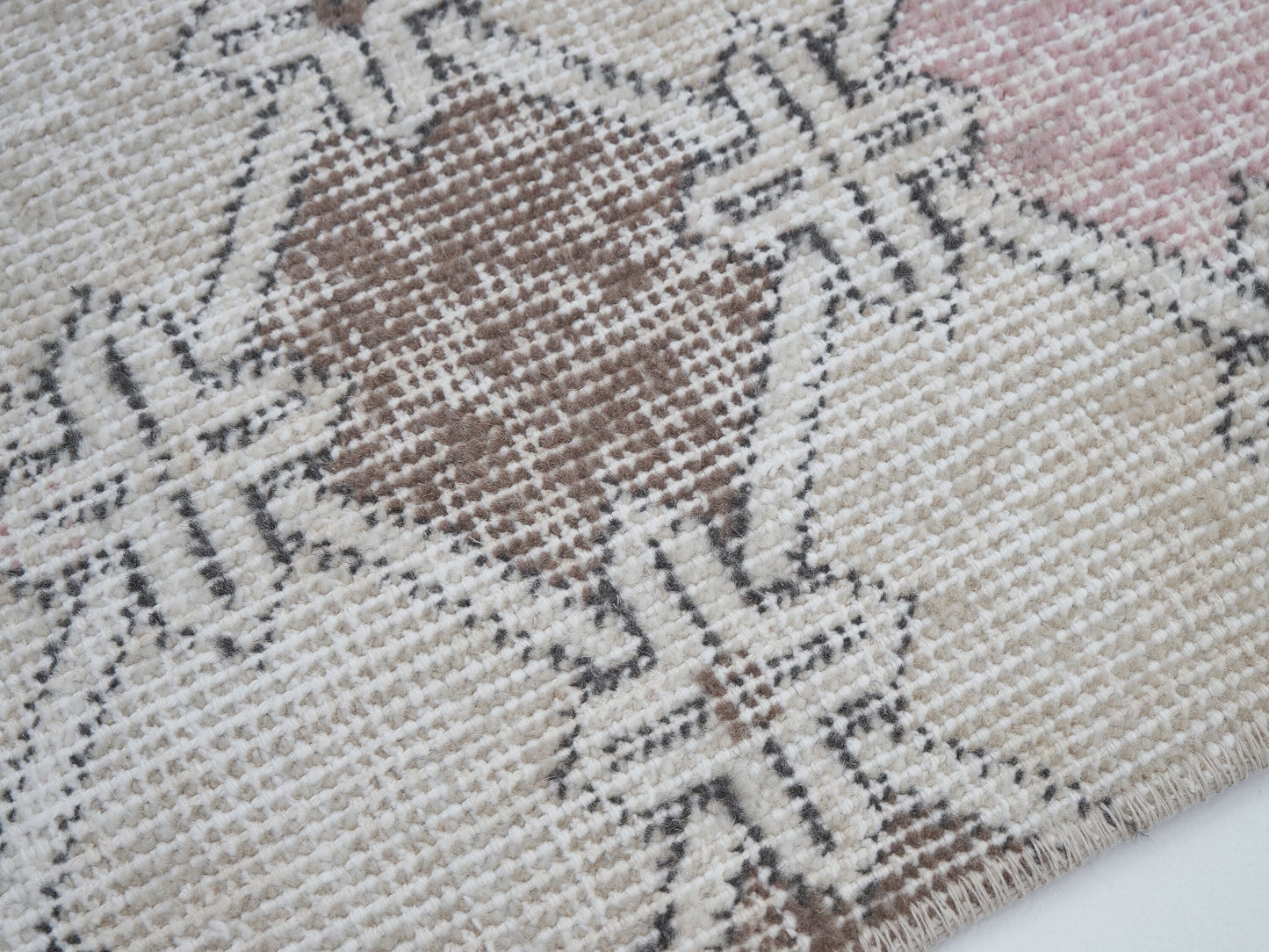 Vintage Rug, Handmade Rug, Turkish Rug, Oushak Rug, Area Rug, Neutral Rug, Office Rug, Contemporary Decor, Turkish Carpet, Rug 5x10, 12406