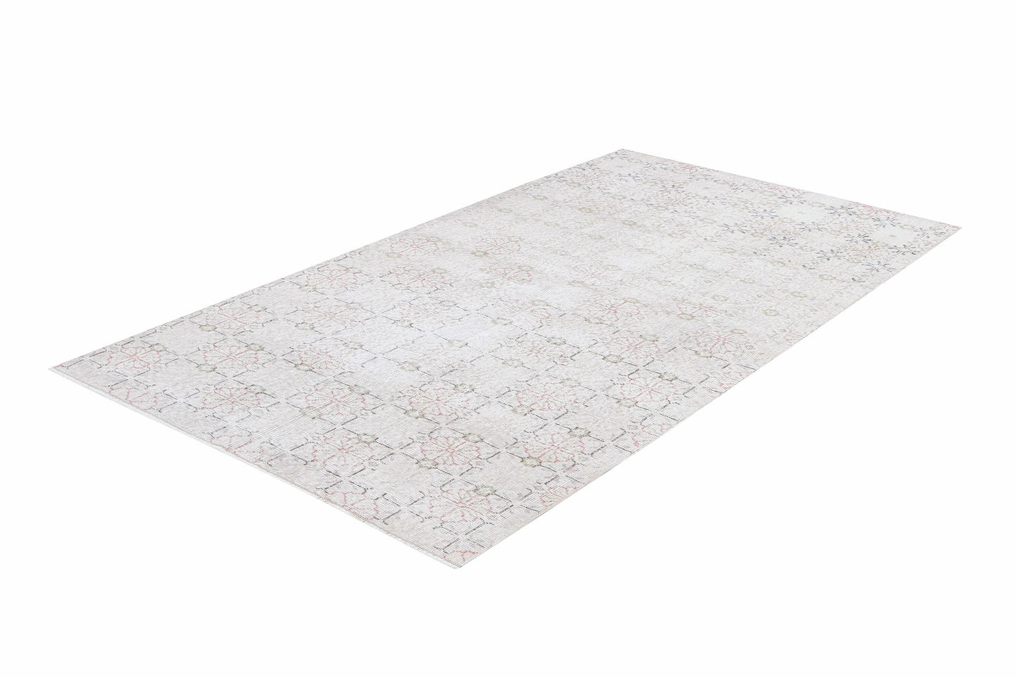 Turkish Vintage Rug, Handmade Area Rug, Oushak Unique Rug, Neutral Floor Rug, Turkey Rug, Vintage Carpet, Rug 4x7, Carpet Rug, 12348