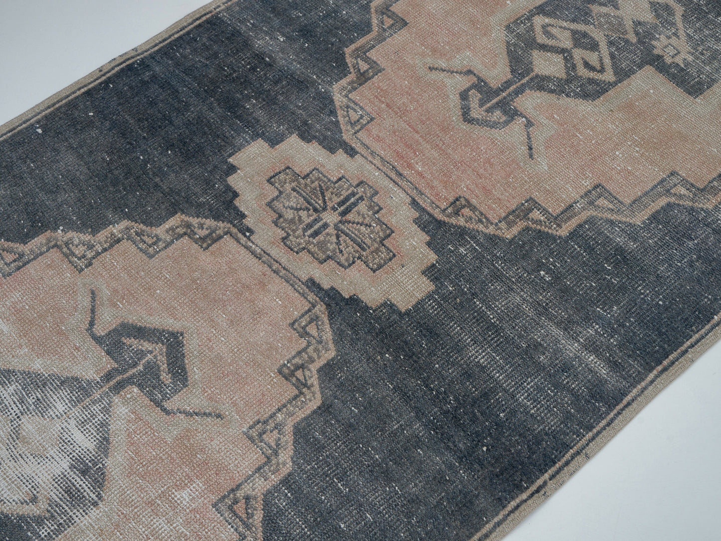 Vintage Runner, Turkish Runner, Oushak Runner, Handmade Runner Rug, Carpet Runner, Floor Runner Rug, Rug Runner, Runner Rug 3x12, 12407