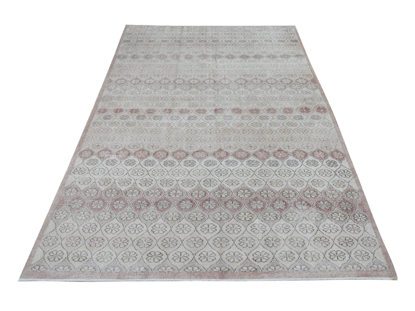 Vintage Handmade Area Rug, Turkish Oushak Unique Rug, Neutral Muted Rug, Living Room Rug, Carpet Rug, Rug 5x10, Turkey Rug, 12409