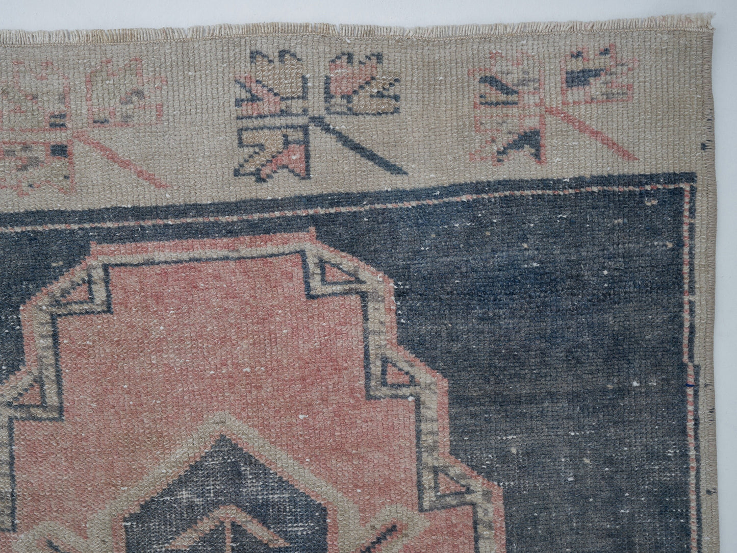Vintage Runner, Turkish Runner, Oushak Runner, Handmade Runner Rug, Carpet Runner, Floor Runner Rug, Rug Runner, Runner Rug 3x12, 12407