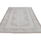 Turkish Vintage Oushak Rug, Handmade Area Unique Rug, Neutral Floor Rug, Carpet Rug, Turkish Carpet, Office Rug, Turkey Rug, Rug 7x10, 12415