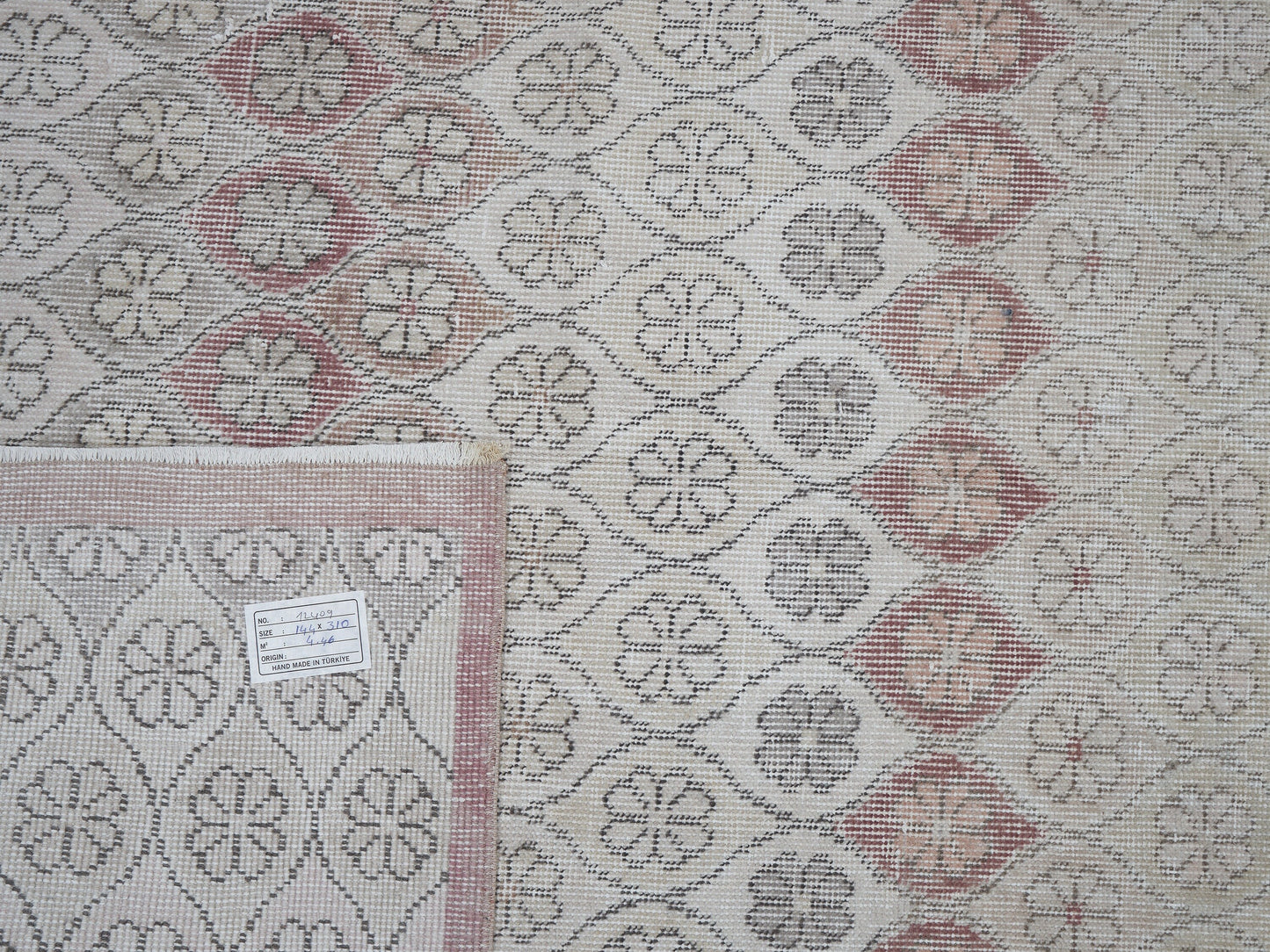 Vintage Handmade Area Rug, Turkish Oushak Unique Rug, Neutral Muted Rug, Living Room Rug, Carpet Rug, Rug 5x10, Turkey Rug, 12409