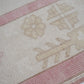 Turkish Vintage Oushak Rug, Handmade Area Unique Rug, Neutral Floor Rug, Carpet Rug, Turkish Carpet, Office Rug, Turkey Rug, Rug 7x10, 12415