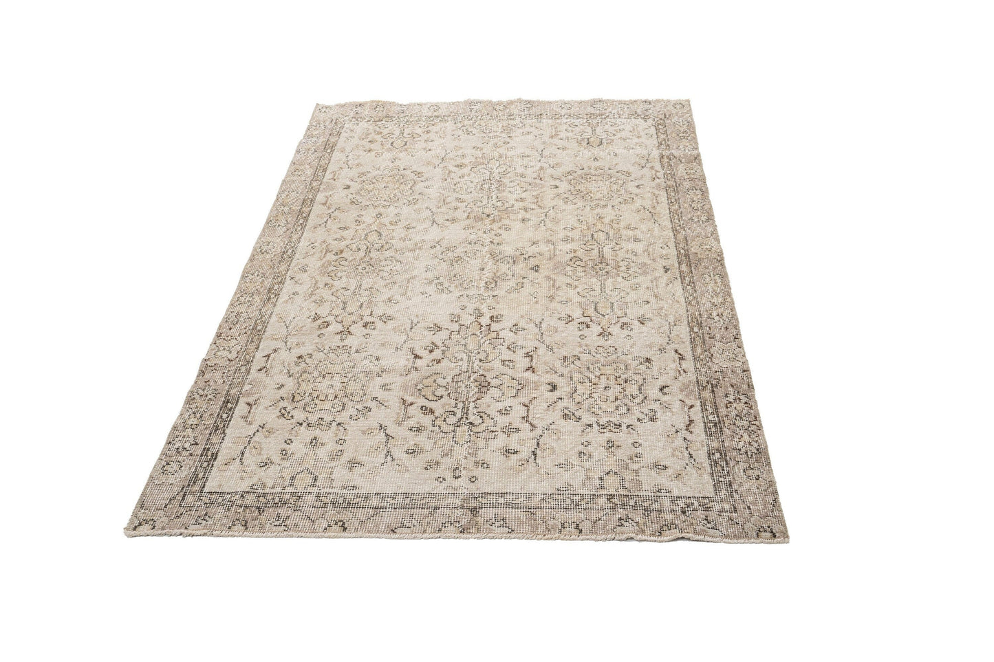 Turkish Vintage Rug , 3x6 Area Rug , Anatolia Rug, Unique Rug ,Small Rug ,Oushak rug,Antique Rug ,Wool Rug, Turkey rug, Floor rug, 9643