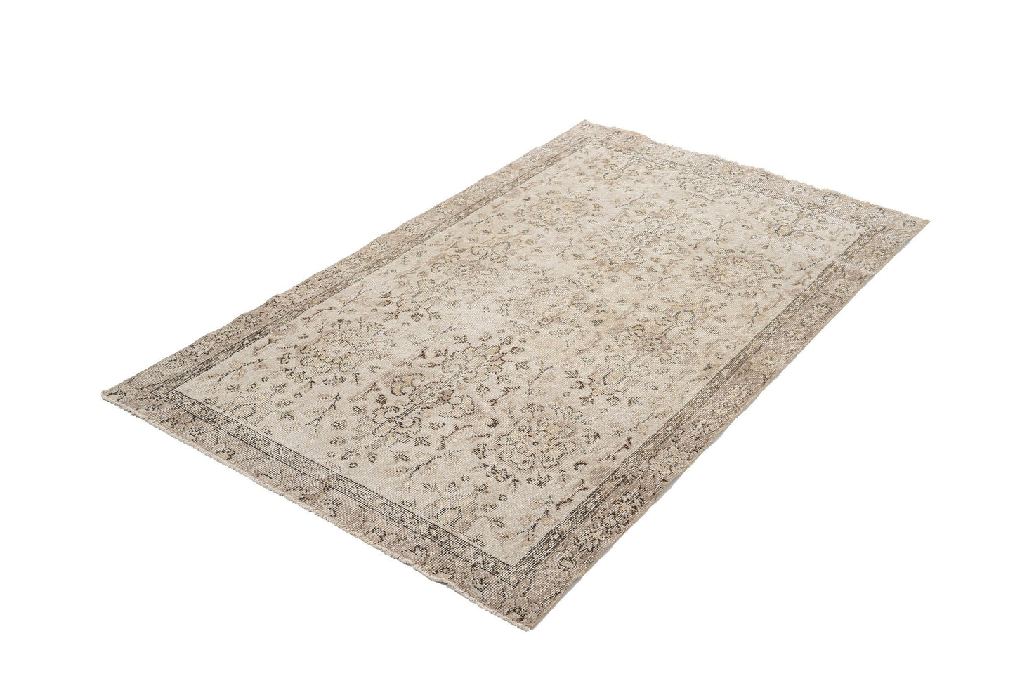 Turkish Vintage Rug , 3x6 Area Rug , Anatolia Rug, Unique Rug ,Small Rug ,Oushak rug,Antique Rug ,Wool Rug, Turkey rug, Floor rug, 9643