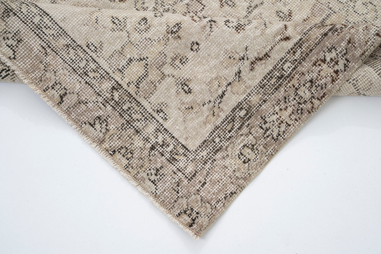 Turkish Vintage Rug , 3x6 Area Rug , Anatolia Rug, Unique Rug ,Small Rug ,Oushak rug,Antique Rug ,Wool Rug, Turkey rug, Floor rug, 9643