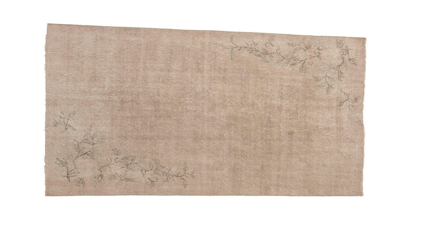 Oushak Vintage Rug ,4x7 Area Rug ,Anatolia Rug, Turkish Rug ,Ethnic Rug , Antique Rug , Handmade rug, One of a kind rug, Neutral Rug ,9670
