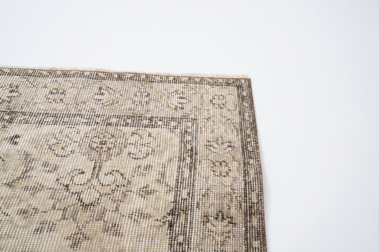 Turkish rugs Small, Organic Vintage Rug ,Oushak Rug , Turkey Rug 4x7 ,Anatolia Rug, Old Rug ,Oriental Rug, Unique Rug, Wool Rug, 9667