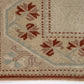 Art Deco Vintage Rug , One of a Kind Oushak Rug , Anatolian Turkish Rug , 4x7 Rug, Traditional Handmade Rug , Antique Rug, Small Rug, 8733