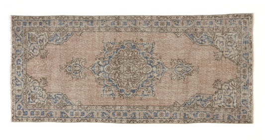Oushak Rug, Turkish Rug, Faded rug, Area rug, Vintage rug, Handmade rug, Muted rug, Nursery rug, Carpet rug, 3x6 Rug, Turkish Carpet
