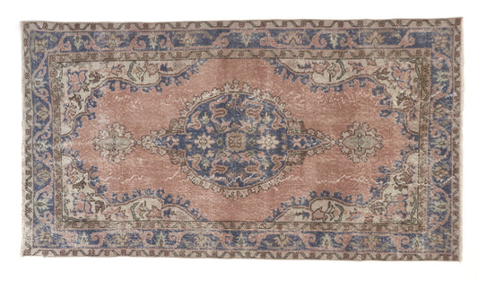 Vintage Oushak Rug, Turkish Rug 4x7, Area Rug, Bohemian rug, Carpet rug, Handmade rug, 4x7 Area Rug, Boho rug, Bedroom rug, 8874