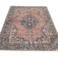 Vintage Oushak Rug, Turkish Rug 4x7, Area Rug, Bohemian rug, Carpet rug, Handmade rug, 4x7 Area Rug, Boho rug, Bedroom rug, 8874