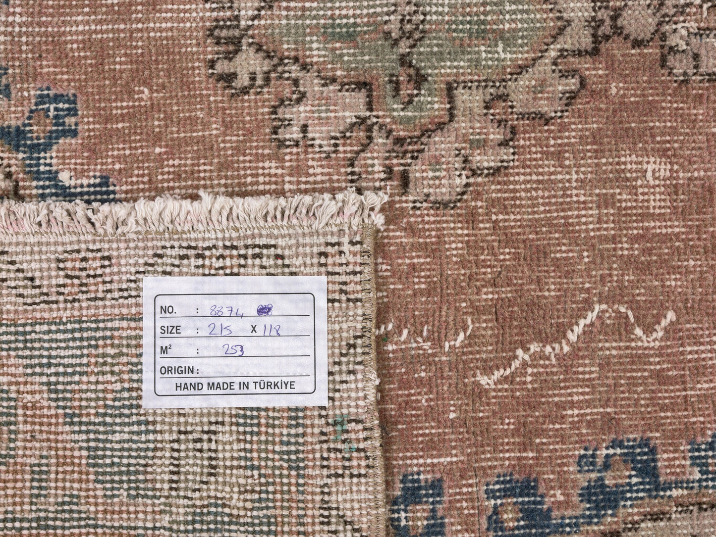 Vintage Oushak Rug, Turkish Rug 4x7, Area Rug, Bohemian rug, Carpet rug, Handmade rug, 4x7 Area Rug, Boho rug, Bedroom rug, 8874
