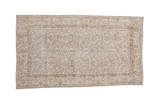 Muted Oushak Rug, Vintage Rug, Oushak Rug, Faded rug, Beige rug, Carpet rug, Anatolia rug, Handmade rug, 4x6 Rug, Bedroom rug, 9672