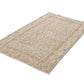 Muted Oushak Rug, Vintage Rug, Oushak Rug, Faded rug, Beige rug, Carpet rug, Anatolia rug, Handmade rug, 4x6 Rug, Bedroom rug, 9672