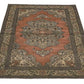 Boho Oushak Rug , Anatolian Handmade Rug , Turkish Old Rug , 3x5 Rug , Antique Area rug,Faded Carpet Rug , Traditional Rug ,Vintage Rug,8631