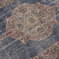 Navy Blue Turkish Rug, 4x6 Rug, Vintage Oushak rug , Anatolian Rug ,Turkish rug 4x6, Handmade rug , Bedroom rug, Floral Rug, 8708