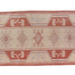 Turkish Rug Orange Beige 3x9, Hallway Kitchen Rug, Carpet Runner, Turkish Vintage Oushak Runner, Boho, 6131