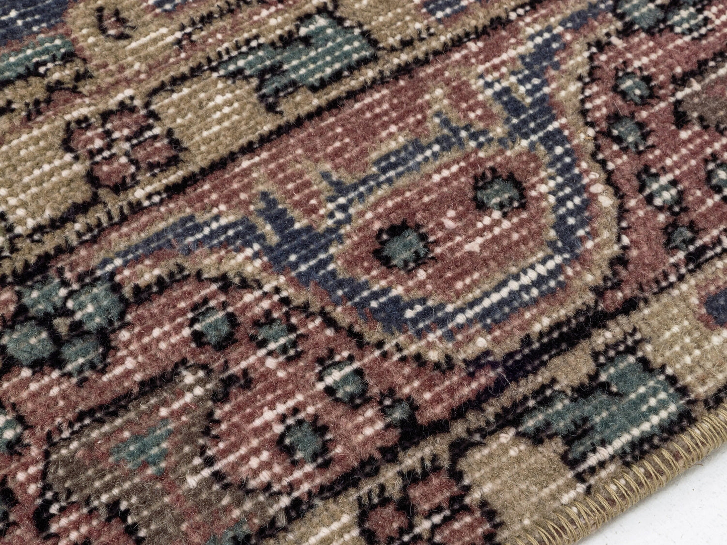 Navy Blue Turkish Rug, 4x6 Rug, Vintage Oushak rug , Anatolian Rug ,Turkish rug 4x6, Handmade rug , Bedroom rug, Floral Rug, 8708