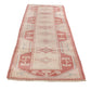 Turkish Rug Orange Beige 3x9, Hallway Kitchen Rug, Carpet Runner, Turkish Vintage Oushak Runner, Boho, 6131