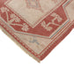 Turkish Rug Orange Beige 3x9, Hallway Kitchen Rug, Carpet Runner, Turkish Vintage Oushak Runner, Boho, 6131