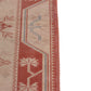 Turkish Rug Orange Beige 3x9, Hallway Kitchen Rug, Carpet Runner, Turkish Vintage Oushak Runner, Boho, 6131