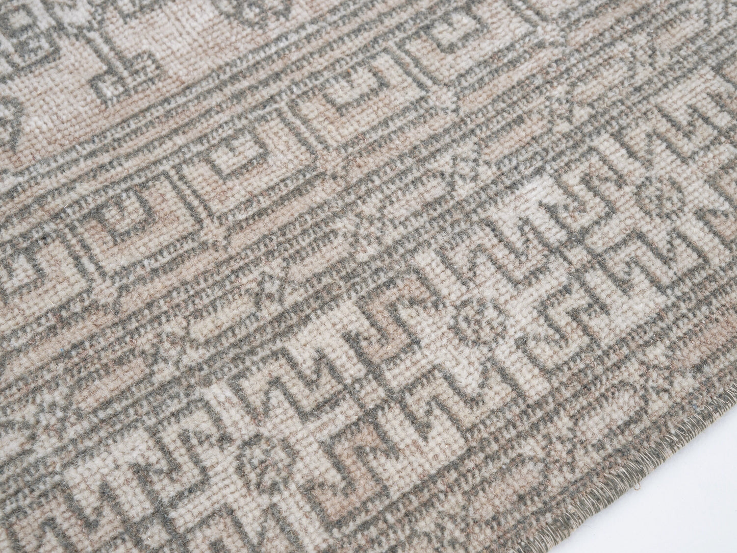 Vintage Handmade Rug, Turkish Oushak Area Rug, Neutral Floor Rug, Primitive Rug, Office Rug, Rug 4x7, Carpet Rug, Turkish Carpet, 12380