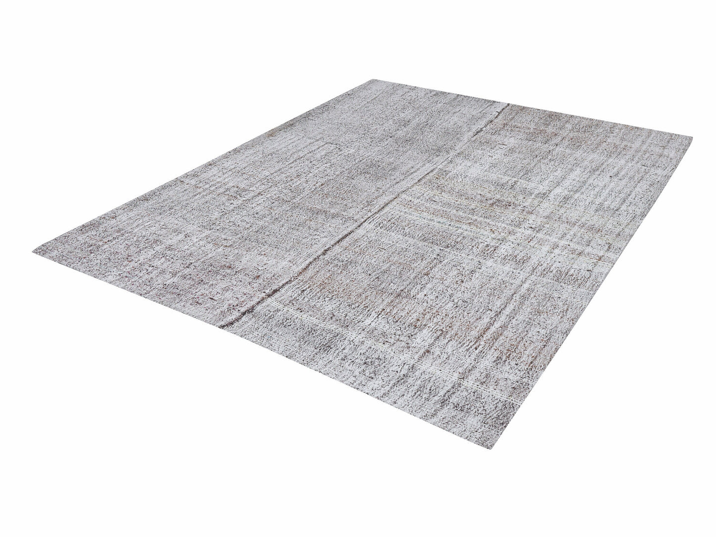 Area Kilim Rug, Turkish Unique Kilim Rug, Vintage Flat Weave Kilim Rug, Handmade Muted Kilim Rug, Office Rug, Gray Rug, Kilim Rug 7x9, 12191