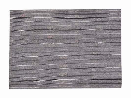 Turkish Vintage Handmade Kilim Rug, Area Unique Kilim Rug, Neutral Muted Rug, Bedroom Rug, Gray Rug, Kilim Rug 6x7, Coastal Decor, 12197